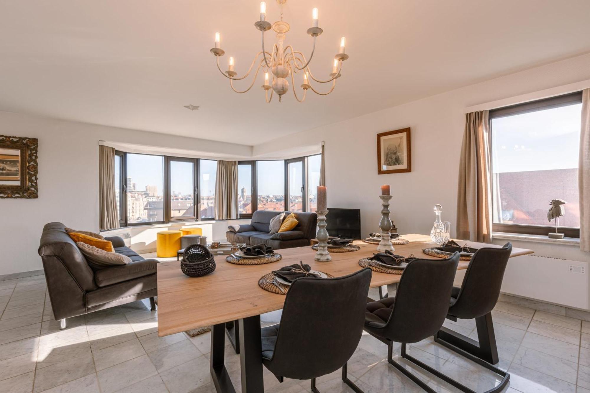 Huswell - Spacious & Modern Sea View Apartment With Garage Остенде Екстериор снимка